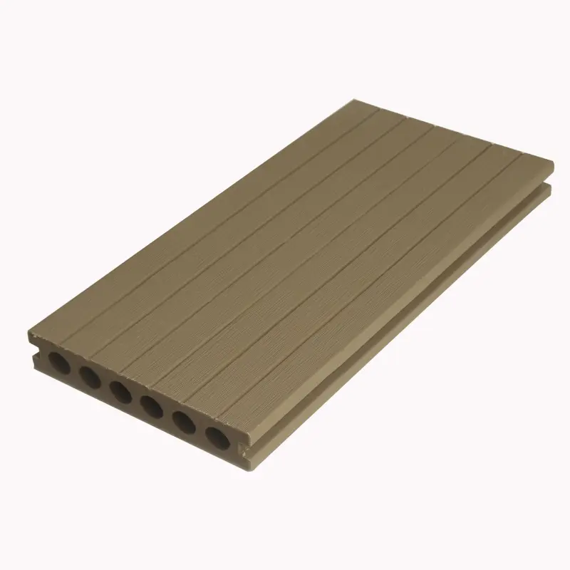 China Exterior Outside Fireproof Wpc Decking Composite Wood Plastic Co-Extrusion Decking Supplier, Factory
