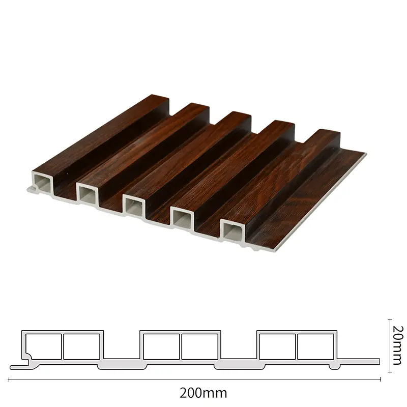China Suppliers Factory Indoor PVC Coated WPC Wall Panels for Interior Decor and Cladding
