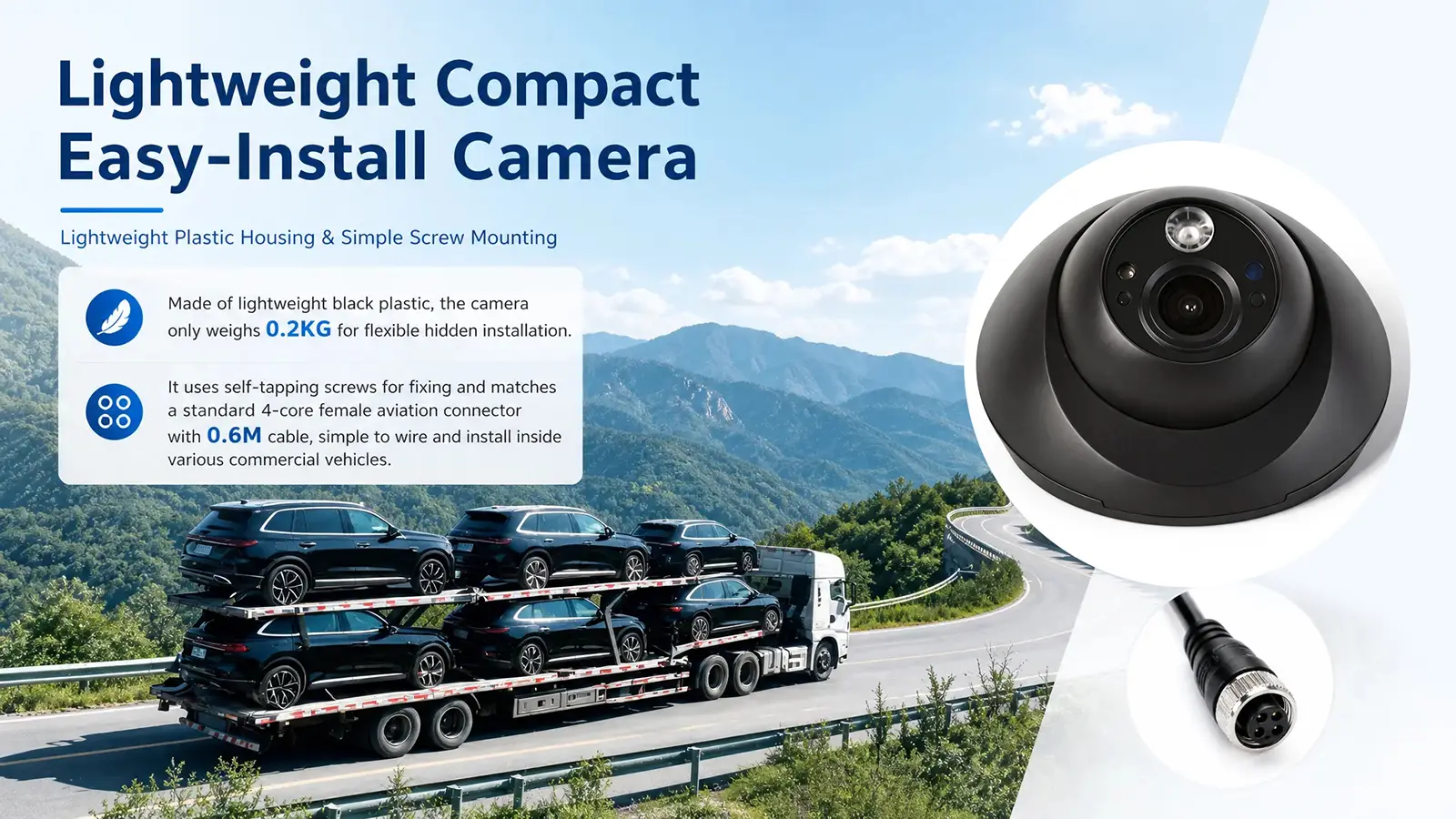 XY-N8823 1080P Starlight AHD Vehicle-Mounted Camera (2)