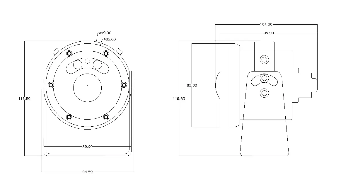 XY-FBH08 Vehicle-Mounted Explosion-Proof AHD Camera