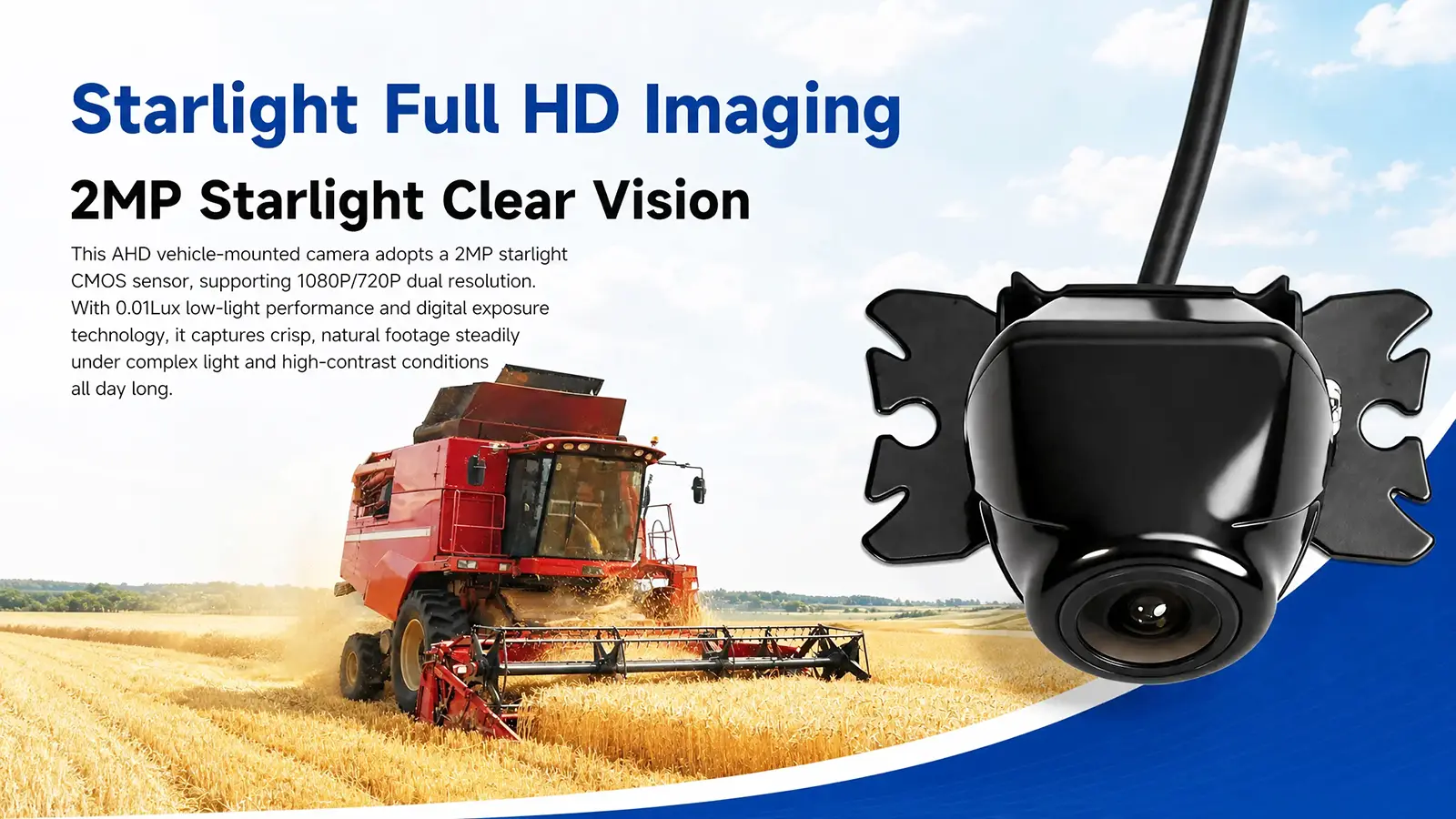 XY-FS200 1080P Starlight AHD Exterior Vehicle Camera (8)