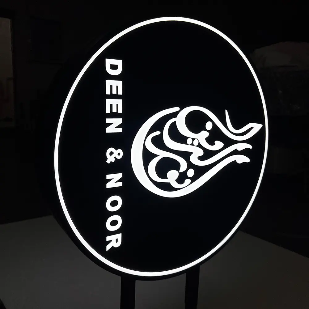 High-Quality Round double-sided advertising light box Manufacturers, Service