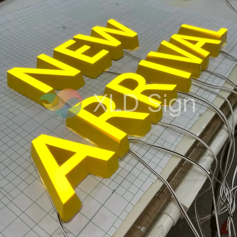 High-Quality Yellow advertising LED business signs Supplier, Manufacturer