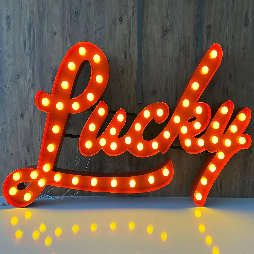 High-Quality Customizable Large Logo Marquee Sign Supplier, Manufacturer