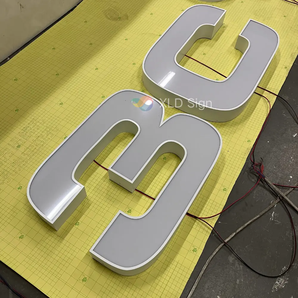 Custom Stainless Steel Illuminated Channel Letters Signage Suppliers, Manufacturers