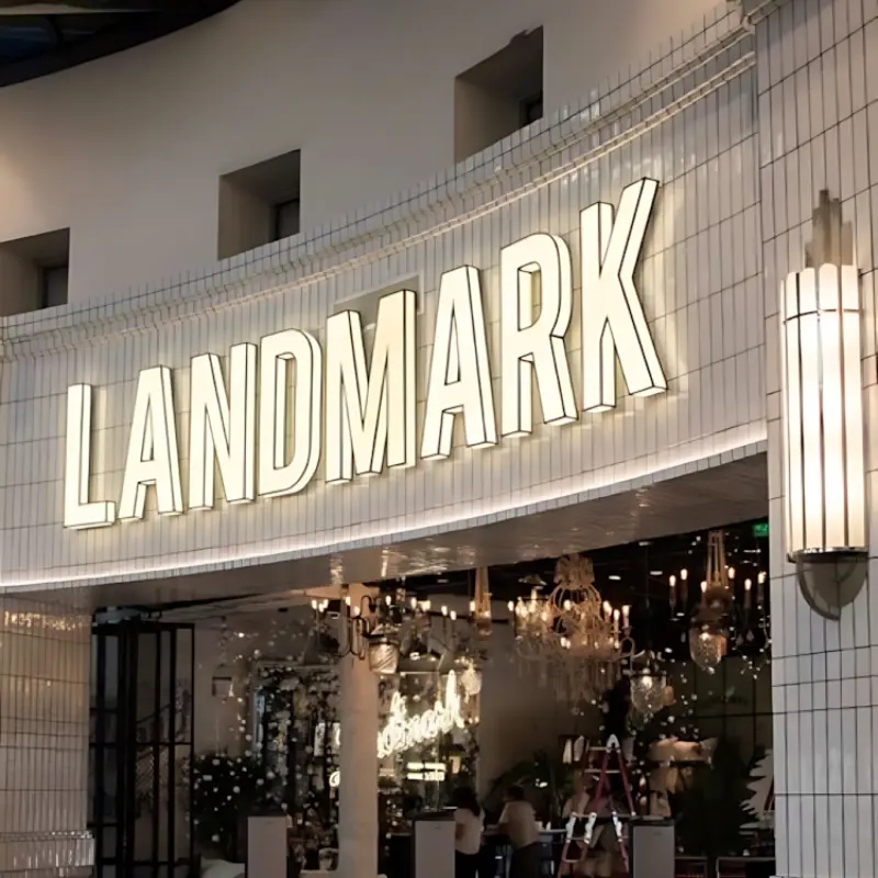 Illuminated Signage for Store
