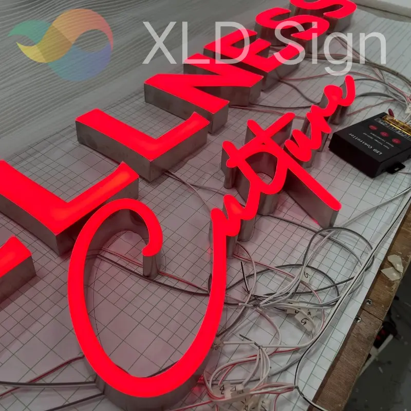 High-Quality Color-controlled LED front-lit letter signs Supplier, Manufacturers