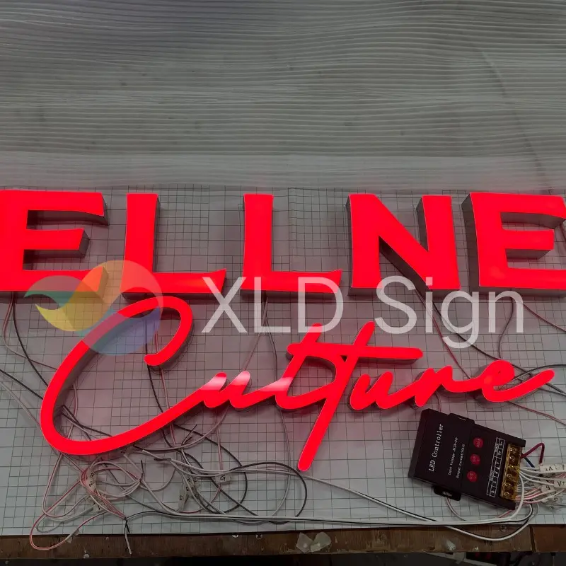 High-Quality Color-controlled LED front-lit letter signs Supplier, Manufacturers