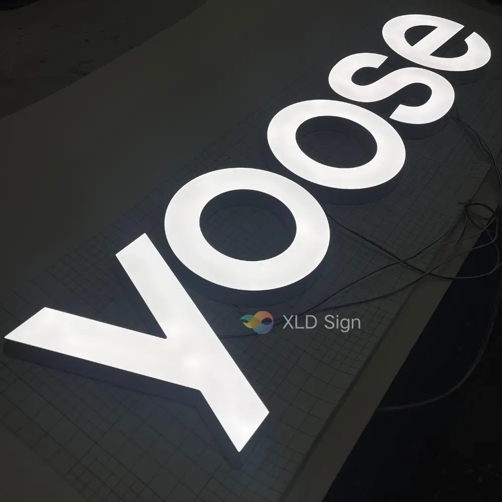 High-Quality Customizable Front Illuminated Letter Logo Supplier, Manufacturer