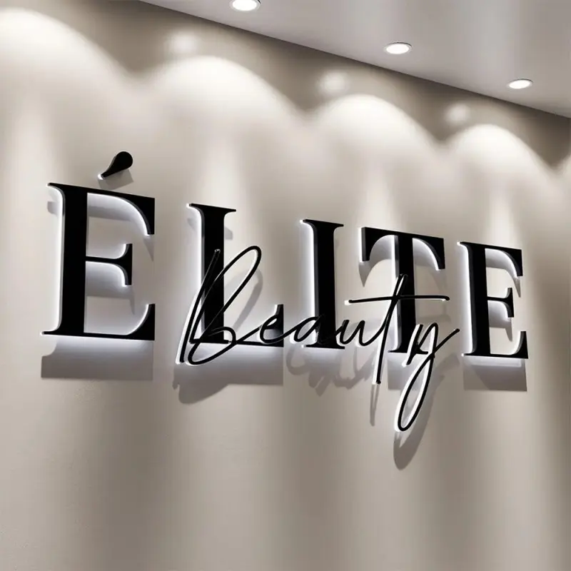 Backlit letter signs