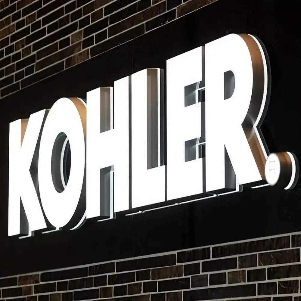 customized illuminated sign options
