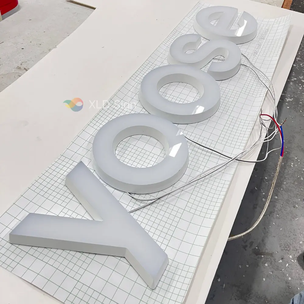 High-Quality Customizable Front Illuminated Letter Logo Supplier, Manufacturer
