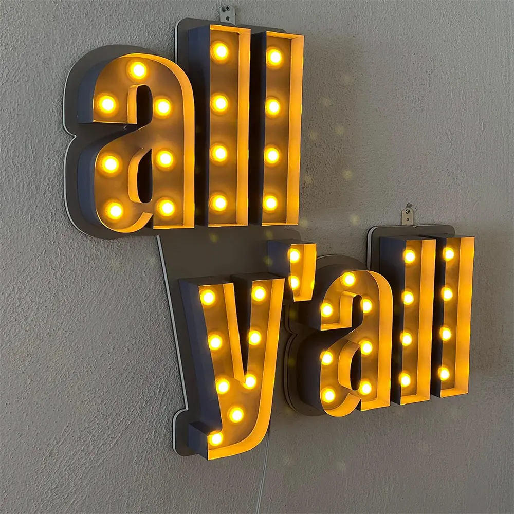 High-Quality Customizable Large Logo Marquee Sign Supplier, Manufacturer