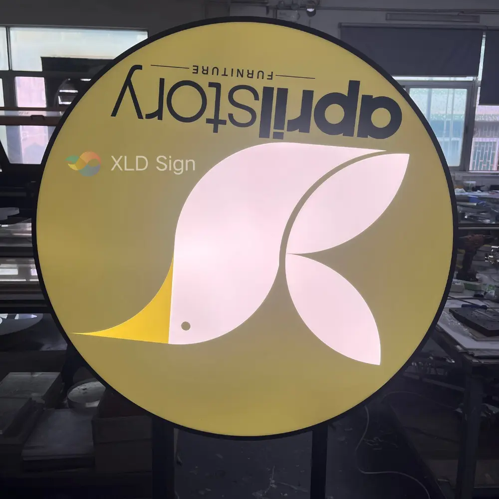 High-Quality UV Printing Round Advertising Light Box Manufacturers, Manufacturer