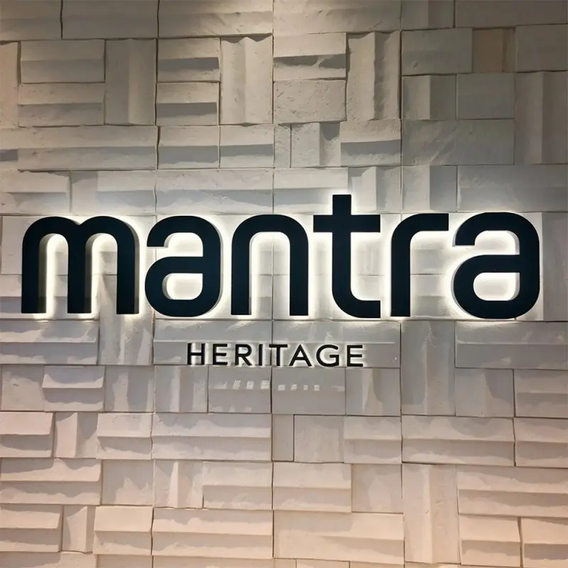 Black signboard
