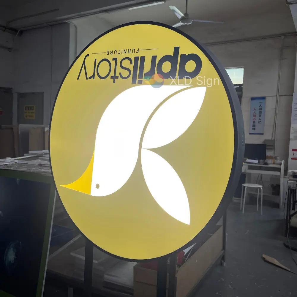 High-Quality UV Printing Round Advertising Light Box Manufacturers, Manufacturer