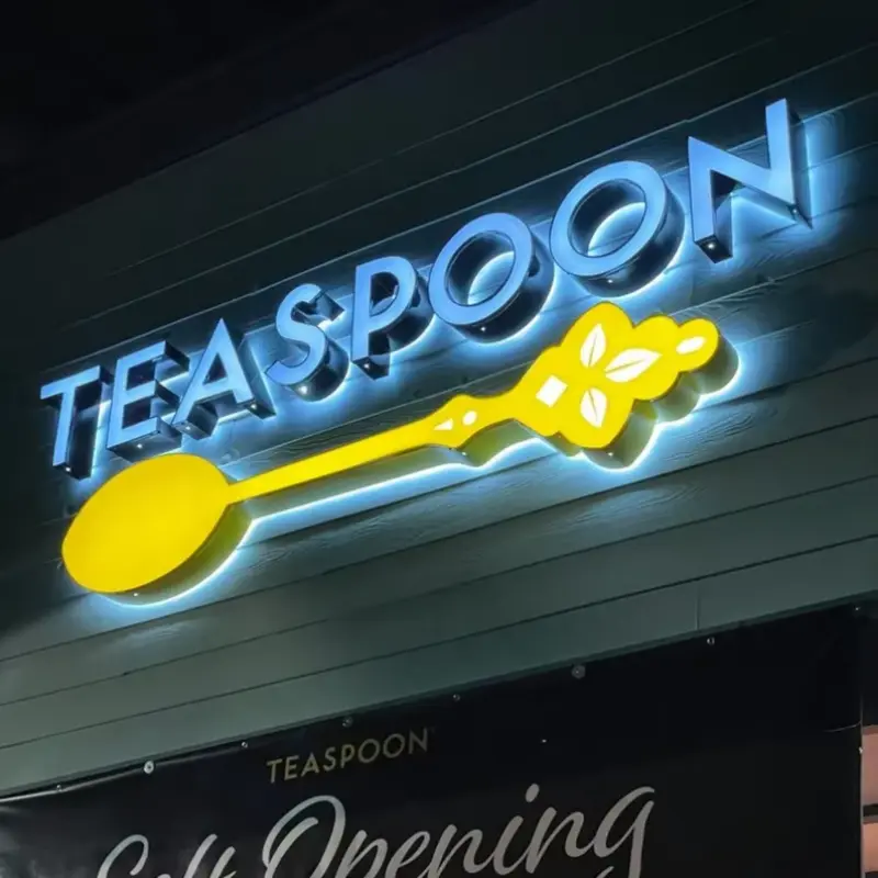 Illuminated Business Name Sign