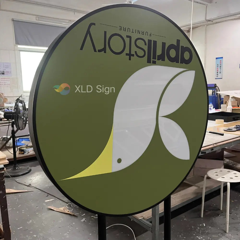 High-Quality UV Printing Round Advertising Light Box Manufacturers, Manufacturer