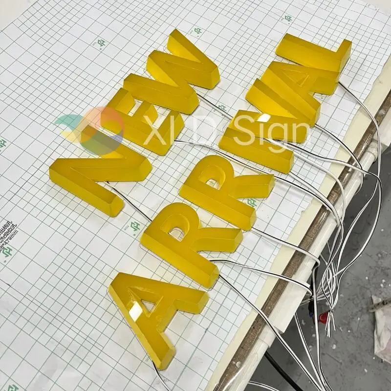 High-Quality Yellow advertising LED business signs Supplier, Manufacturer