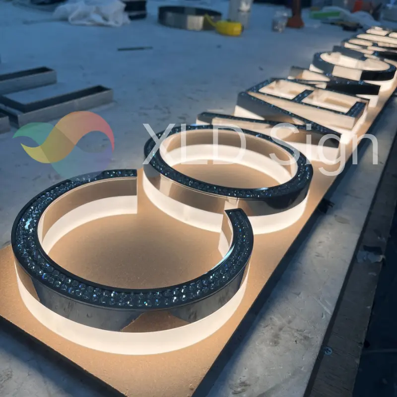 High-Quality Business Logo Sign with Diamonds Suppliers, Manufacturer