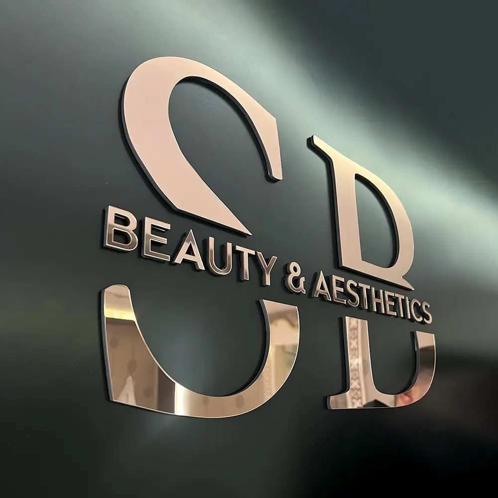 High-Quality Metal Logo Wall Mounted Signs Suppliers, Manufacturer