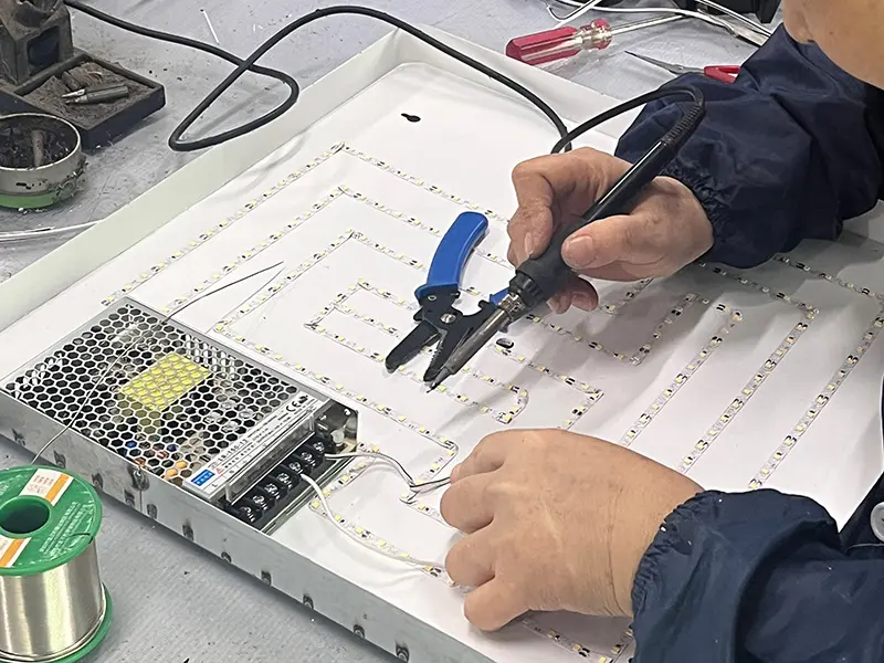 LED Front and Back Luminous Letter Signs — dual-illuminated channel letters for 360-degree brand visibility
