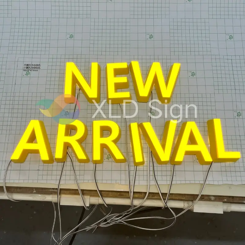 High-Quality Yellow advertising LED business signs Supplier, Manufacturer