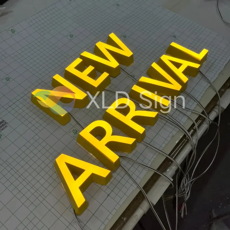 High-Quality Yellow advertising LED business signs Supplier, Manufacturer