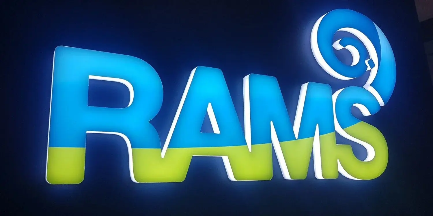 3D illuminated LED letters
