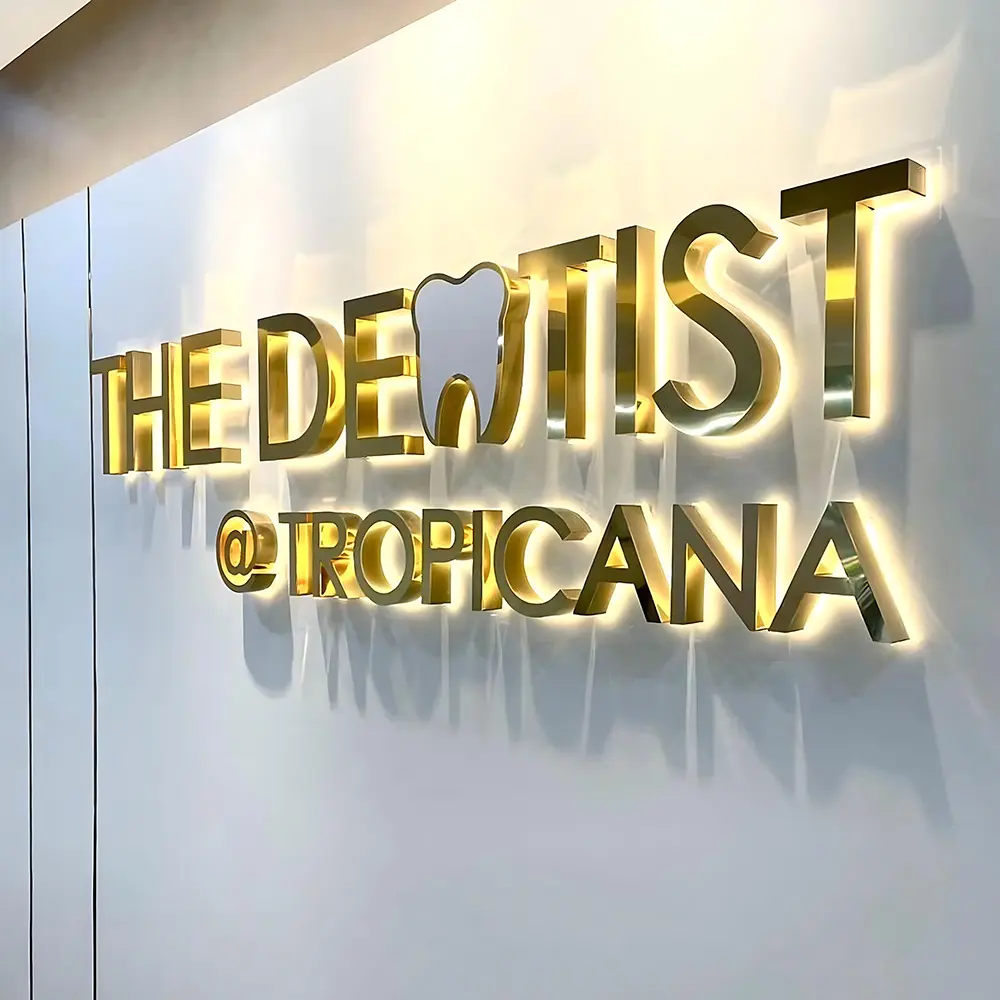 Backlit sign applications