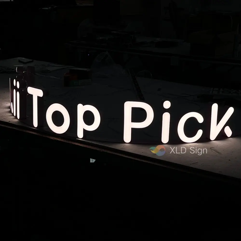Custom front-lit business signage