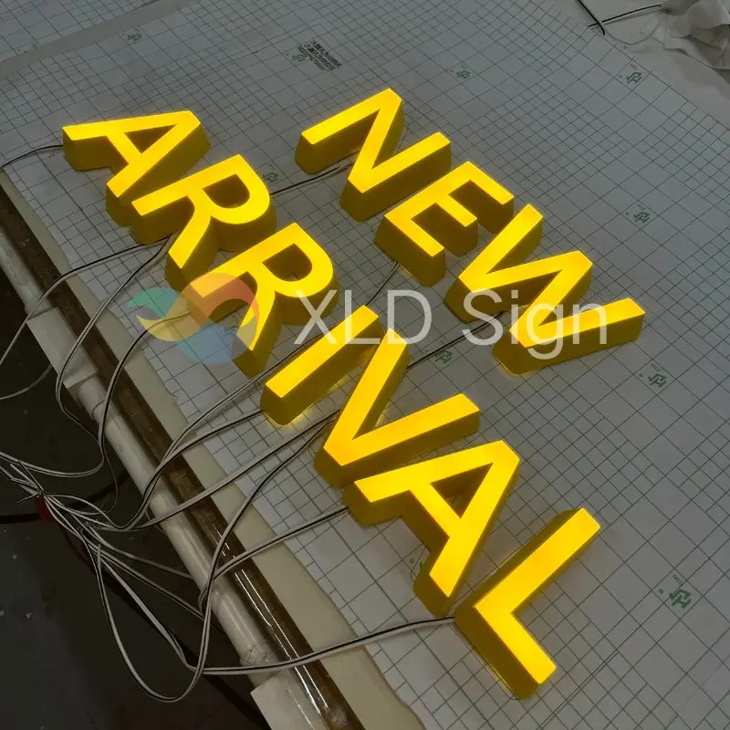 High-Quality Yellow advertising LED business signs Supplier, Manufacturer