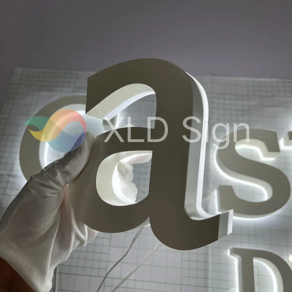 Custom White Letters Business Sign for Spa Shop Supplier, Manufacturers