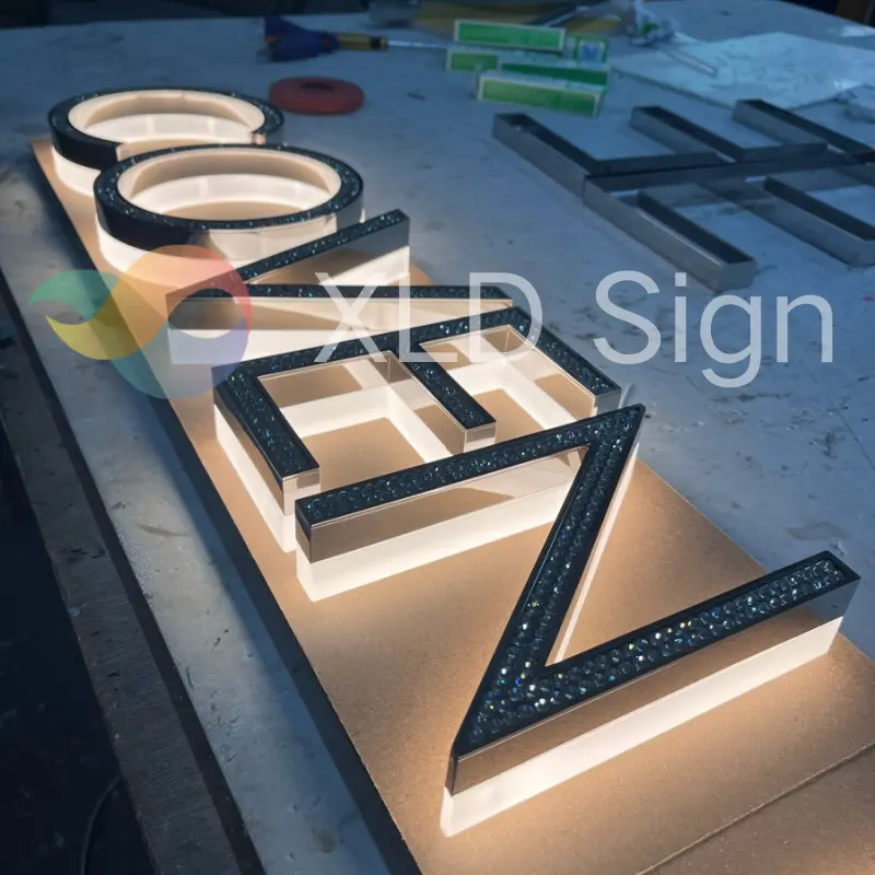 High-Quality Business Logo Sign with Diamonds Suppliers, Manufacturer