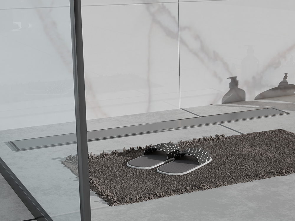 Horizontal 304 stainless steel floor drain application 2
