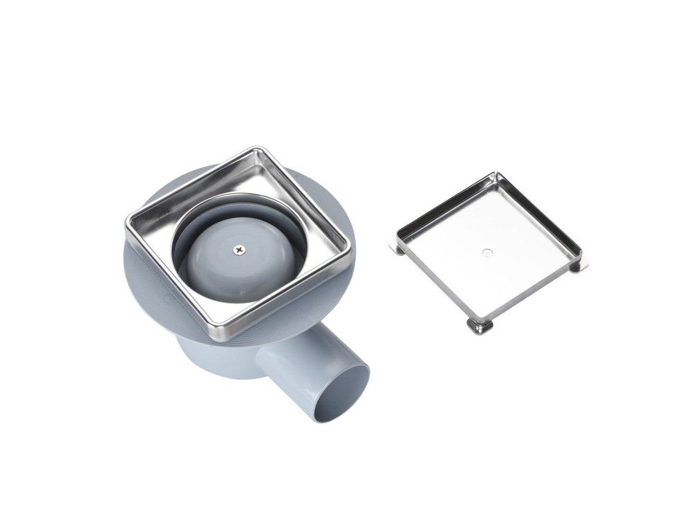 China 304 Stainless Steel Square Floor Drain - Fast 30L/min Drainage Rate by Trusted Suppliers and Factory