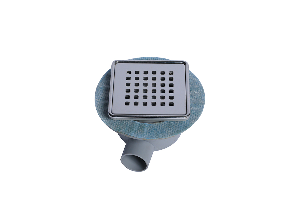 China Suppliers Factory Square 304 Stainless Steel Floor Drain for Modern Bathrooms - Corrosion-Resistant and Easy Installation