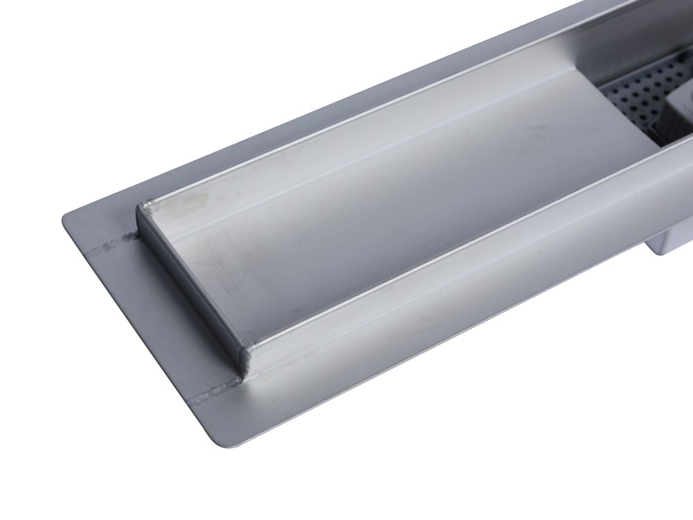 High-quality stainless steel linear shower drain view 2