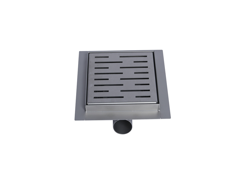 China Factory Suppliers SS304/316 Hot Rolled Stainless Steel Floor Drain – 200x200mm for Kitchen and Bathroom