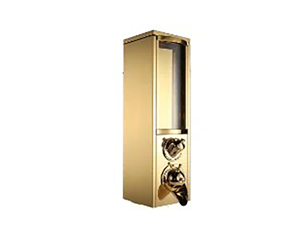 OEM 10 KG Coffee Bean Storage Stainless Steel Metal Golden Coffee Bean Dispenser Manufacturers, Suppliers