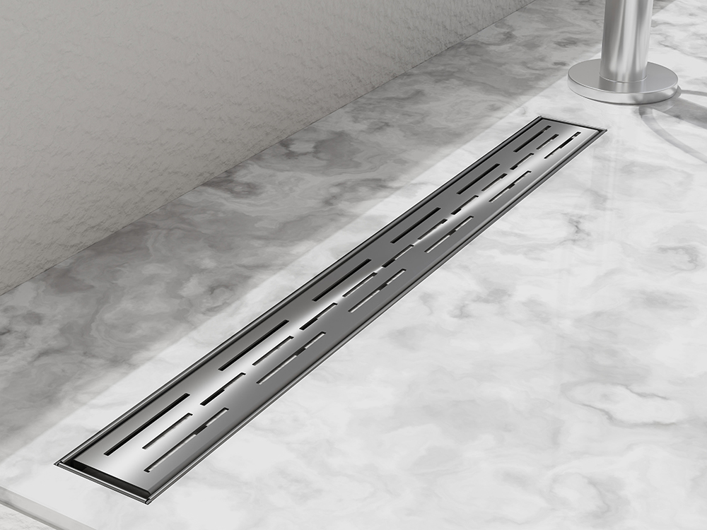 Horizontal 304 stainless steel floor drain application 1