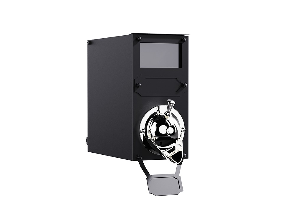 China Cheap Black Ss304 Storage Silo Coffee Bean Dispenser with Scoop