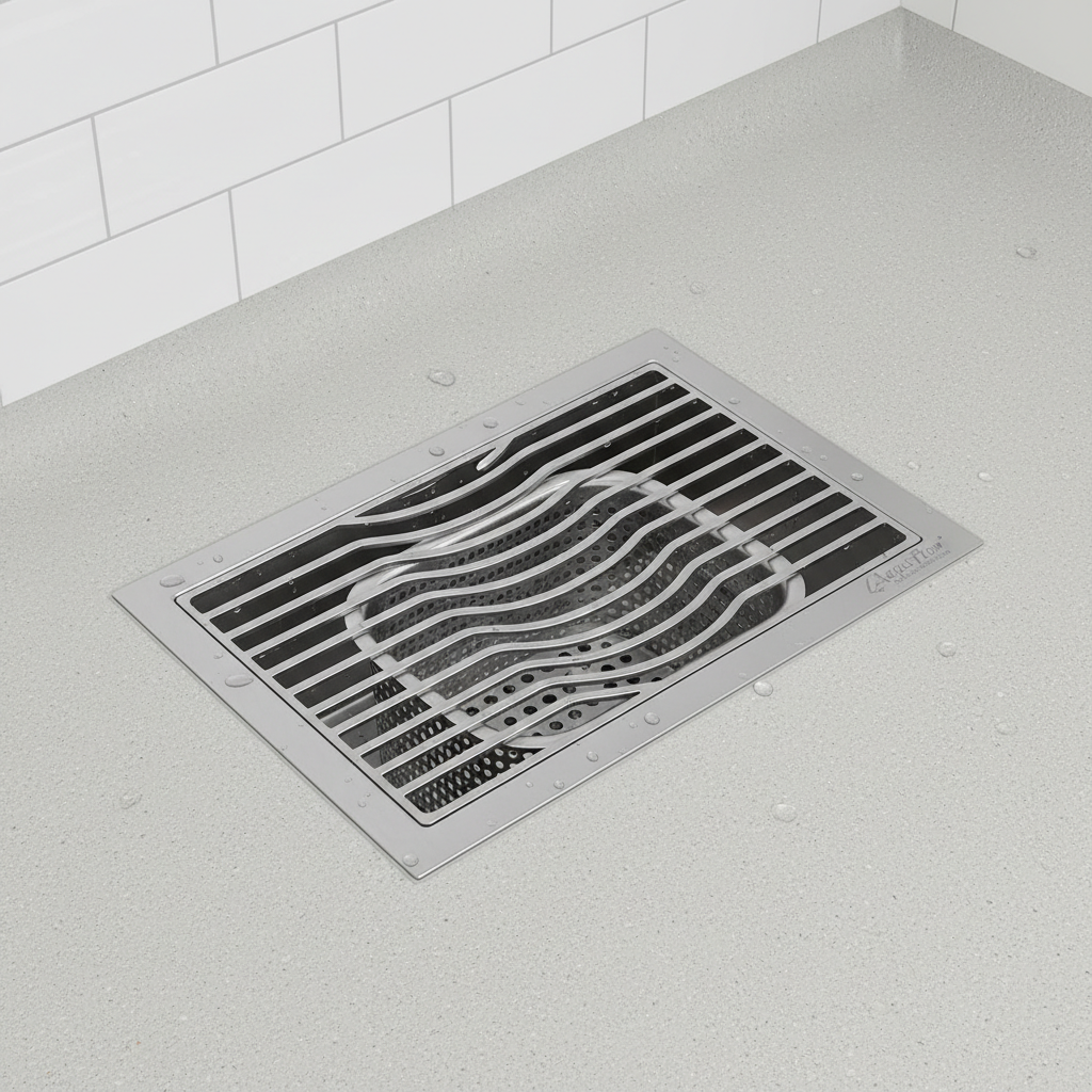 Anti Clog Horizontal Drain For Kitchen Sanitation