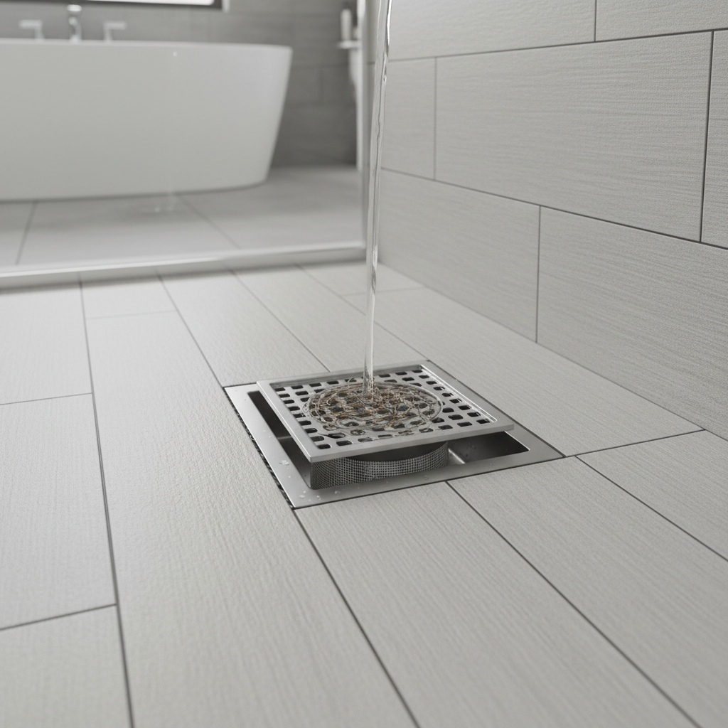 Hair Catcher Side Drain For Bathroom Remodeling