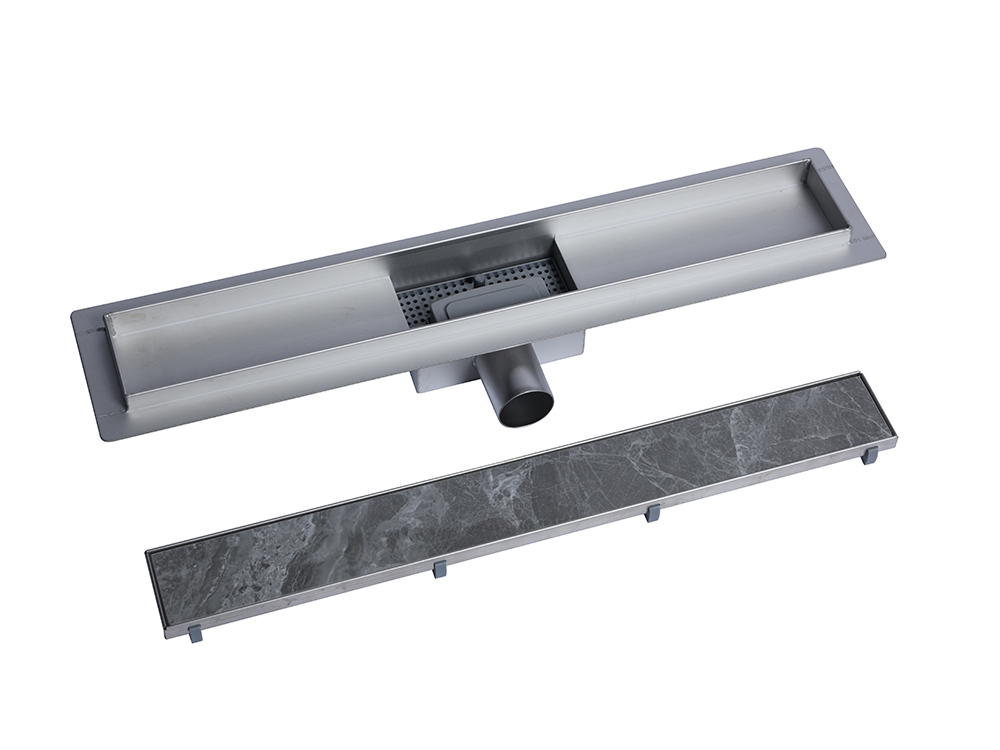 China Suppliers Factory Stainless Steel Floor Drain with Ceramic Tile Cover for Hotel Bathroom Shower Room
