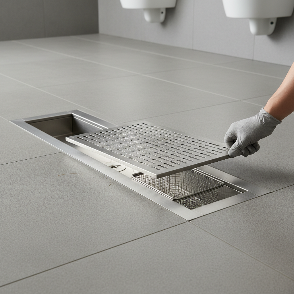 Anti Clog Horizontal Drain For Public Restrooms
