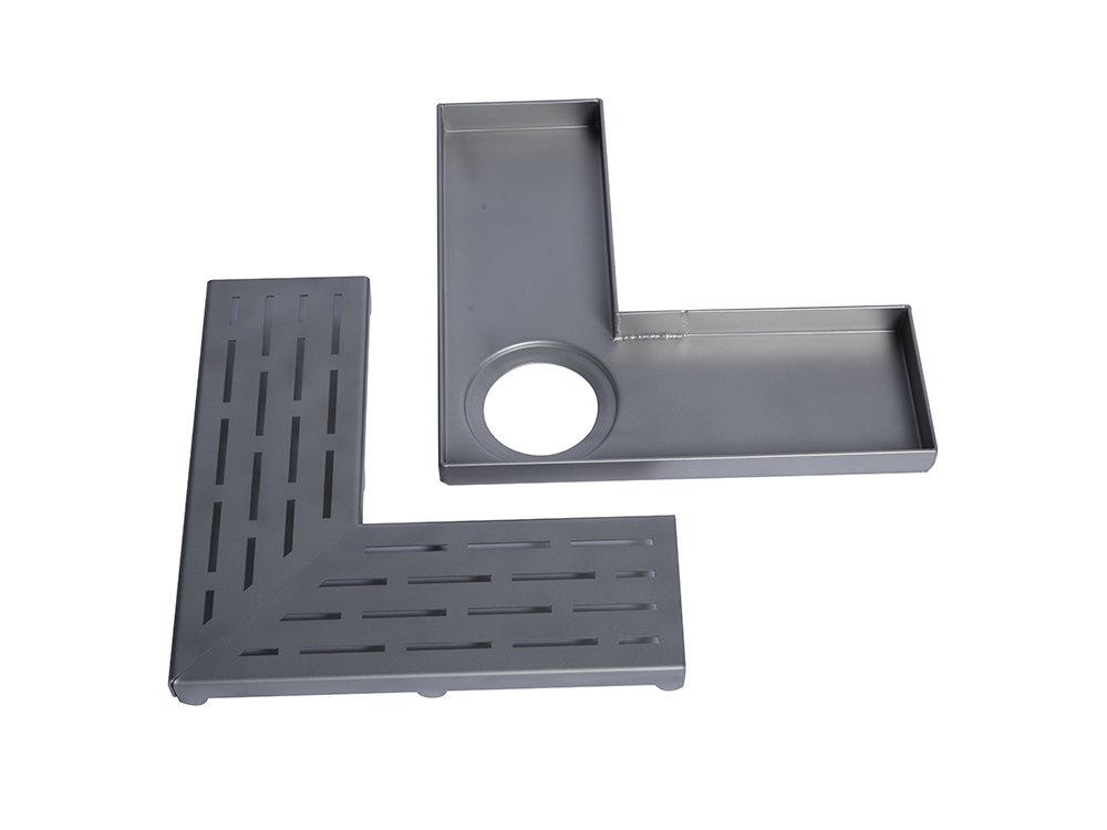 High-Quality Triangular Stainless Steel Shower Drain Factory in China, Large Size Fastness Corner Floor Drain Suppliers