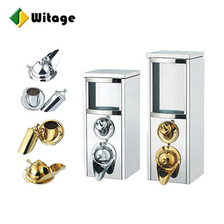 China Suppliers Factory Wall-Mounted Stainless Steel Coffee Bean Dispenser with Scoop - Durable & Stylish