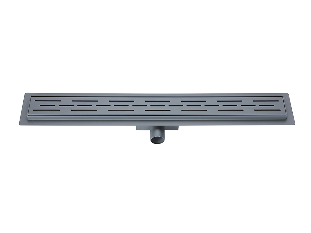 OEM Premium Silver Linear Shower Drain with Horizontal Outlet - Adjustable Length & Customizable Options from China Suppliers and Factory Manufacturer, Manufacturers
