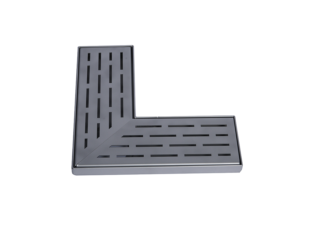 High-Quality Triangular Stainless Steel Shower Drain Factory in China, Large Size Fastness Corner Floor Drain Suppliers